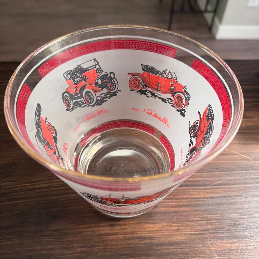 Vintage Hazel Atlas Car Barware Cady MCM - Picture 2 of 9